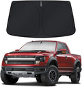Car Sun Shade for 2009-2014 Ford F150 Accessories Windshield Sunshade Cover Front Window Shade Custom Fit F150Sun Visor Protector Foldable Blocks UV Rays