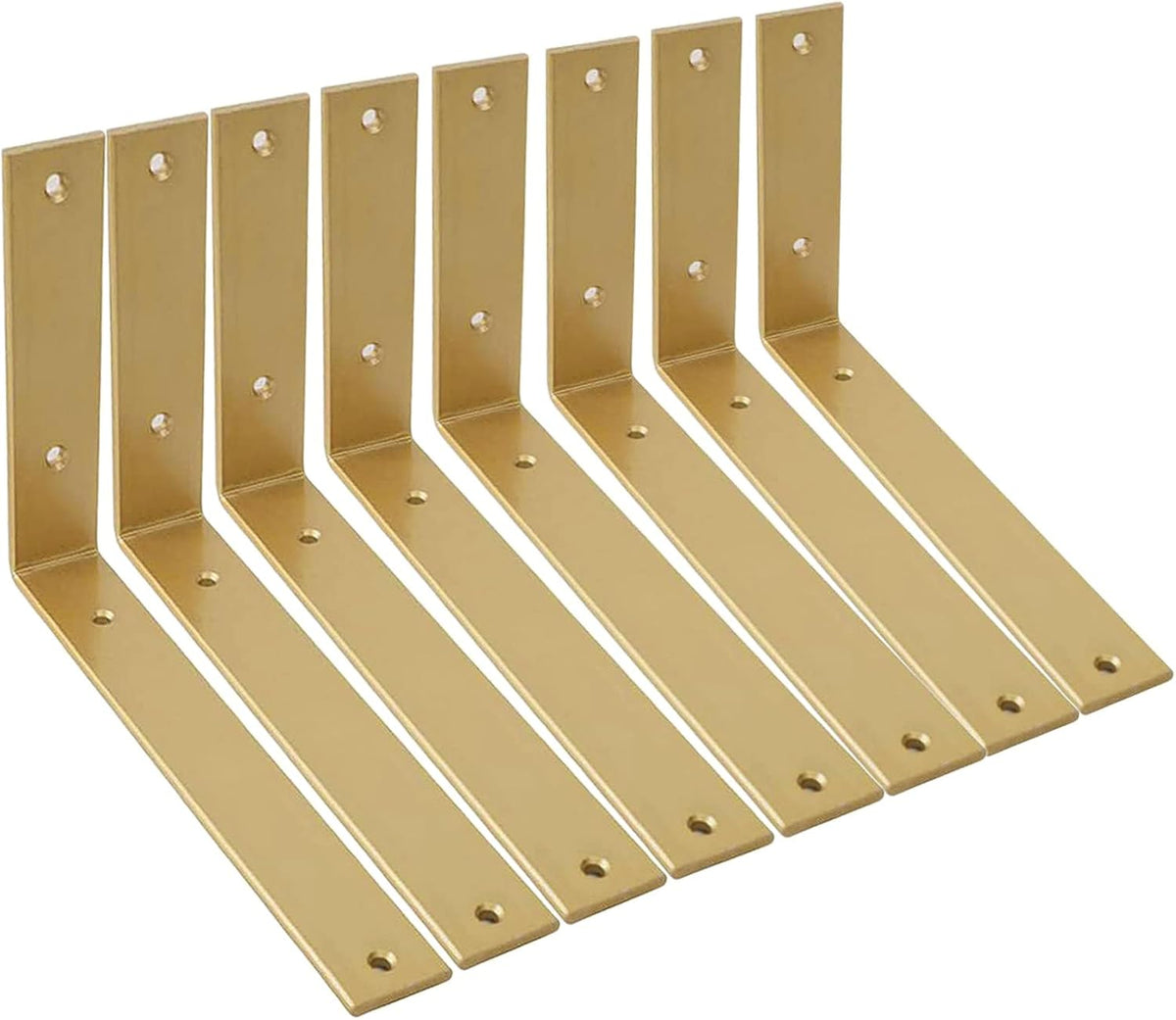 shelf brackets 10 inch wall l brackets 8pcs, main product view