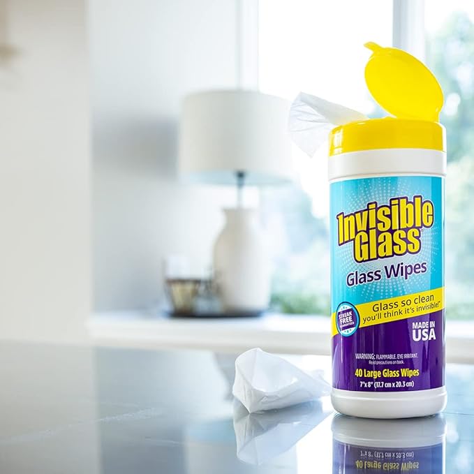 Invisible Glass 90160-4PK Glass Cleaning Wipes Perfect - Image 6