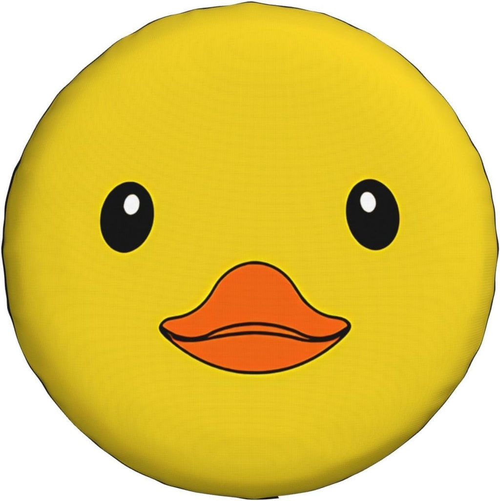 Funny Duck Spare Tire Cover Universal Wheel Protector Cute Duck Tire Covers for Truck Rv SUV Travel Trailer Camping 17 inch