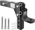 metoware 2" adjustable trailer hitch ball mount 9-1/2", main product view