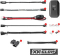 XK-GLOW KS-MOTO-ADVANCE 10 Pod 8 Strip 2nd gen XKchrome App Control Motorcycle Advanced LED Accent Light Kit