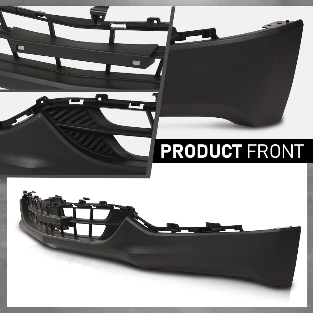 G-PLUS Front Bumper Lower Cover Fit Chevy Equinox 2018-2021 Black | Bumper Cover,GM1015149,84150755,1Pc