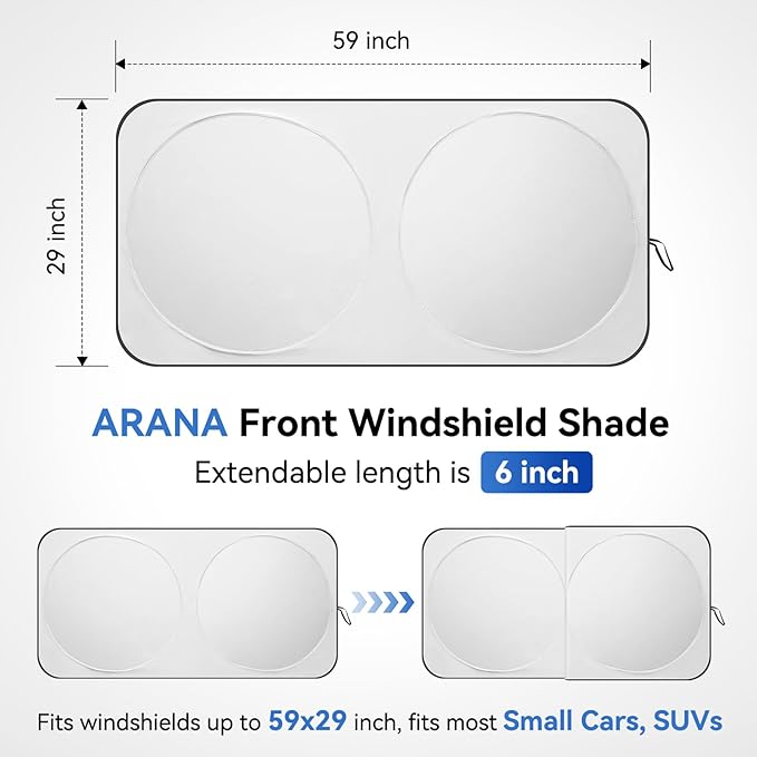 ARANA Car Windshield Sun Shade - Image 2