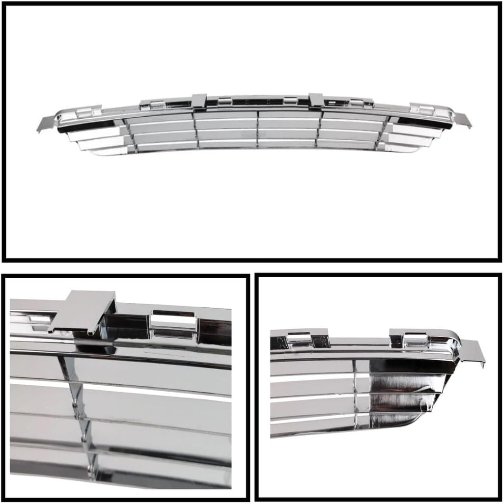 Front Bumper Grille 2009 2010 Compatible With Toyota Corolla Sedan (Base CE LE XLE XRS S) Front Grill Front Bumper Cover Lower Grill Center For Model North America Built