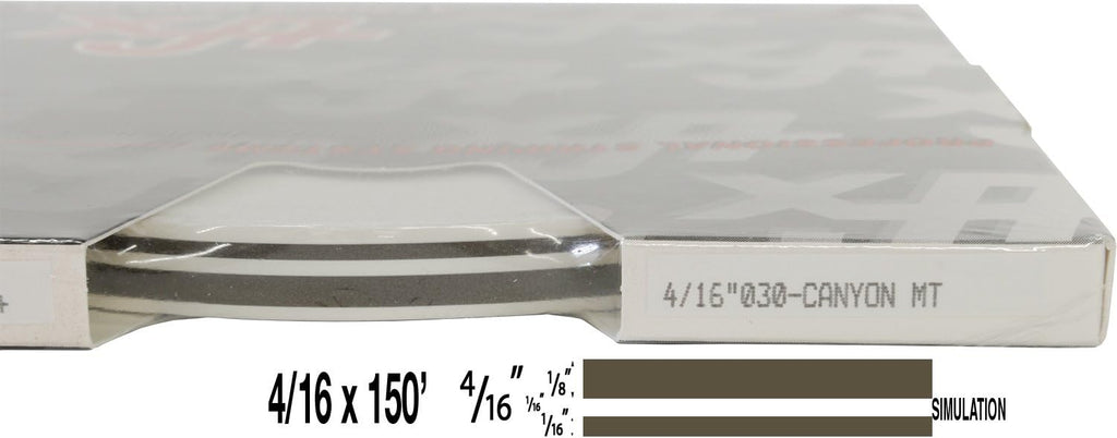 Universal TFX 0004030 - Auto Customizing Dual Pinstripe - 4/16" x 150' (1/8” Stripe, 1/16" Gap, Then 1/16” Stripe) - 030-Canyon Metallic