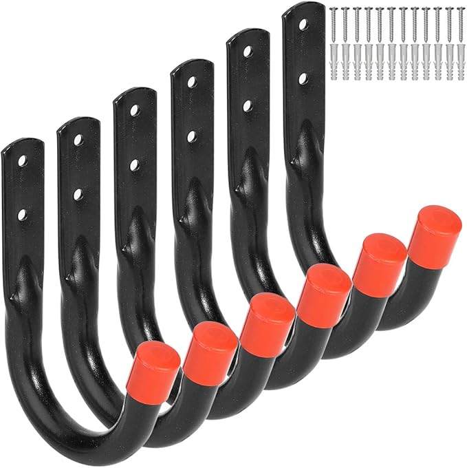Wall Mount Utility Hooks Heavy Duty Steel Garage Storage Hanger Multi-Tools by Yisunnan