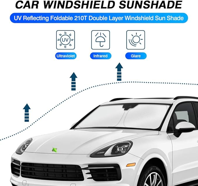 KUST Custom Fit Windshield Sun Shade - Image 2