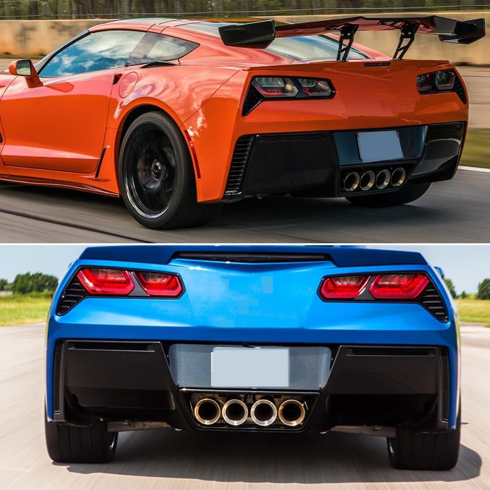 Smoked Lens For 2014 2015 2016 2017 2018 2019 Chevrolet Chevy Corvette C7 Reflector Tail Light Housings 22813423, 23370176 84031887