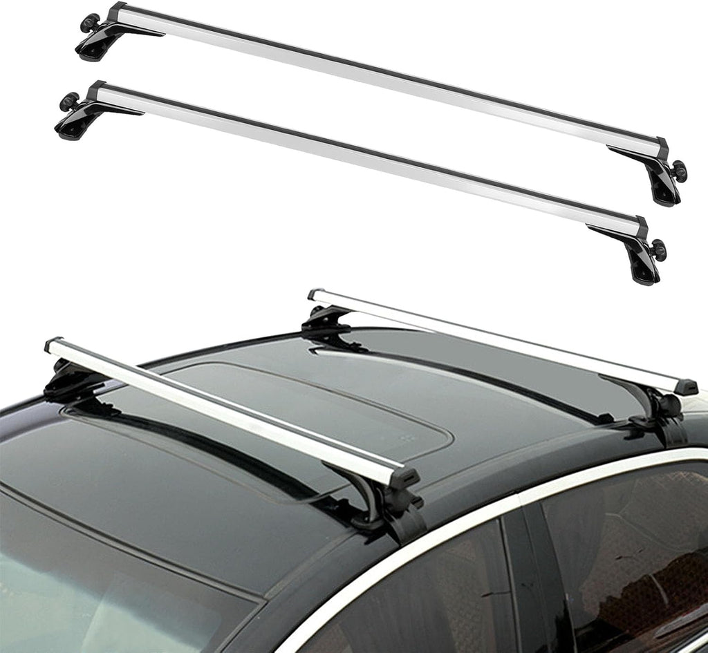 2Pcs Universal Roof Rack Cross Bars，47.24” Aluminum Cross Bars