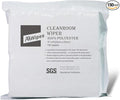 AAWipes Cleanroom Cloth Wipes 9"x9" Double Knit 100% Polyester Wipers Lint Free by AAWipes