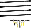 4 Pieces 24" Magnetic Tool Holder Strip, Metal Tool Organizer Rack by RechabiteMagneticTools