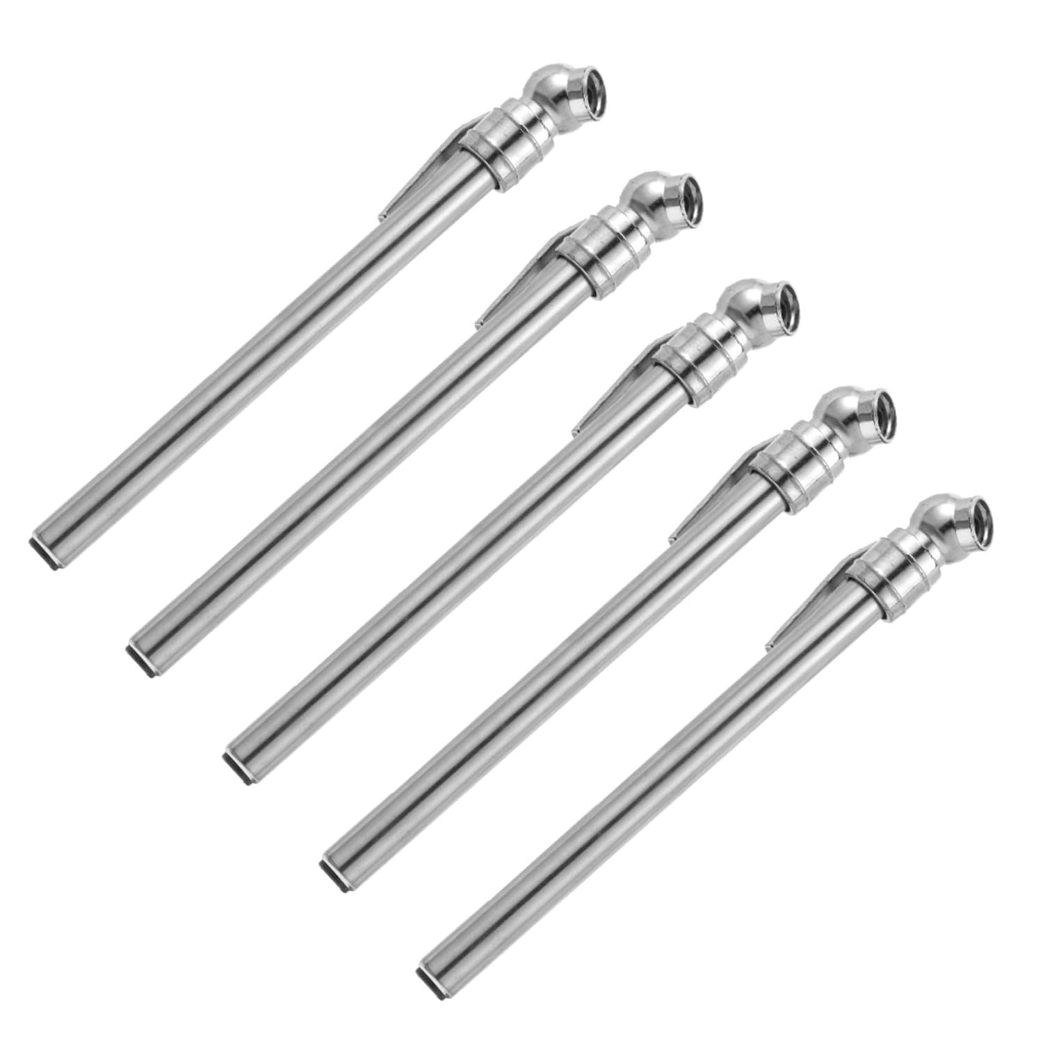 Healifty 5Pcs Portable Tire Pressure Gauge Accurate Car Tire Pressure Pen for Easy Monitoring Battery Design for Travel and Automotive Maintenance
