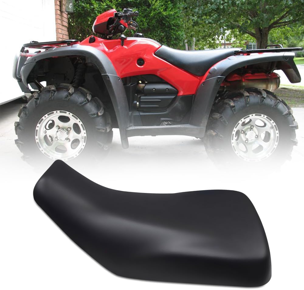 PIT66 ATV Seat Cover Fit Honda Rancher 350 2000-2006, Black PVC Leather | Weather-Resistant Replacement Seat Cover Compatible with Honda Rancher 350 2000-2006 Off Road Seatcover