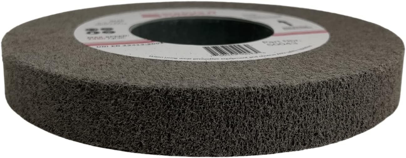 Sungold Abrasives 50043 Sunbrite Countour Brush Silicon Carbide S-VFF 8" Diameter x 1" Thick x 3" Hole, 1 Wheel