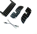 3 Pcs LED Car Interior Reading Lights for Toyota Prius 30 series,72 LEDs 2835 SMD 6000K White, High Brightness