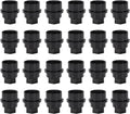 24pcs Wheel Lug Nut Covers, Replacement for 1500 2500 3500, Lug Nut Caps for Chevy CK Series Pickup, Black Plastic Hub Covers 15646250