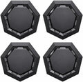 Cyber Wheel Cap Kit for Tesla Cybertruck, Set of 4 Wheel Center Cap Covers, Retail Box Included, Factory-Style Matte Black Replacement Wheel Caps