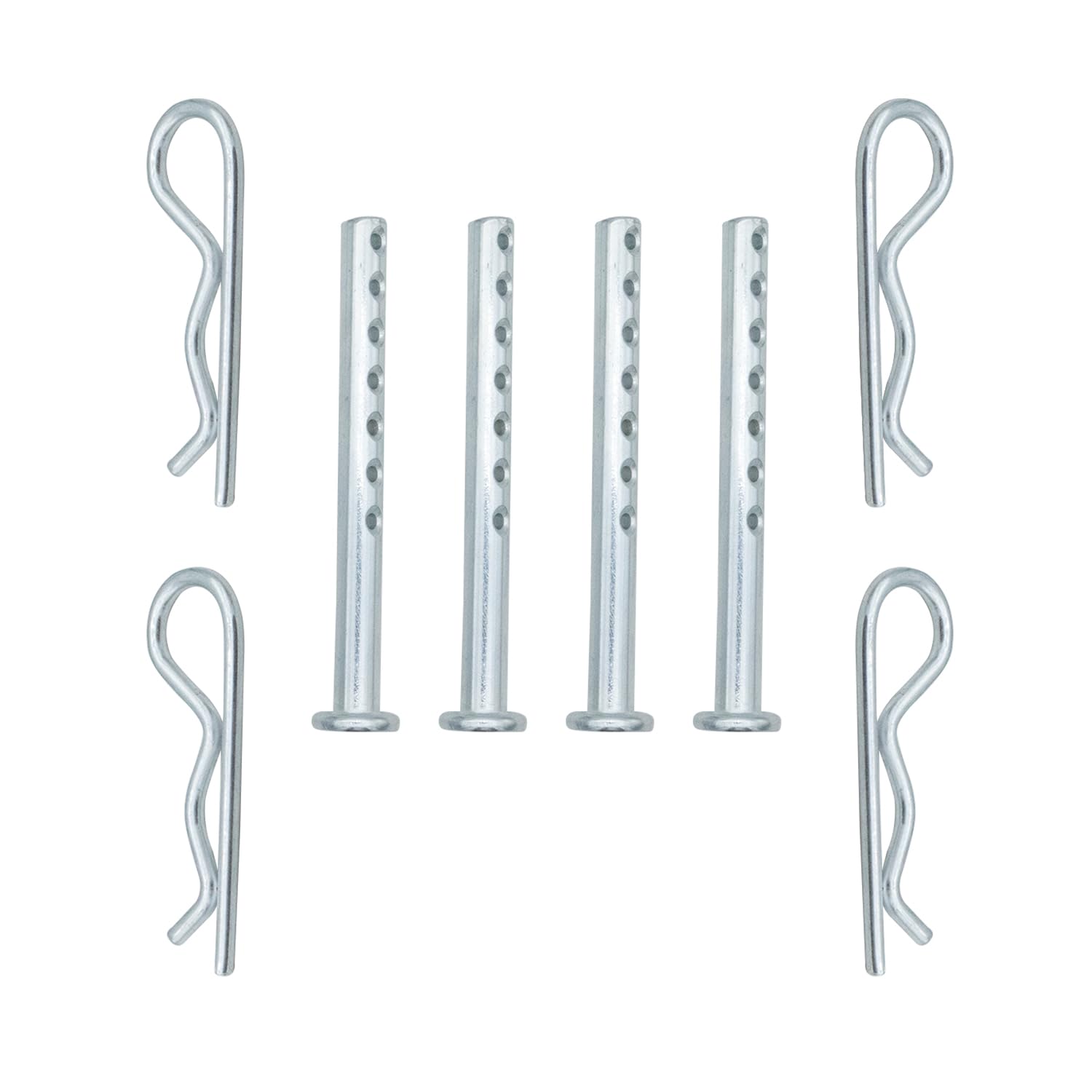 Set of 4 Clevis Pin with R - Clip 472795 014973472795 -1/4 X 2-1/2 inches
