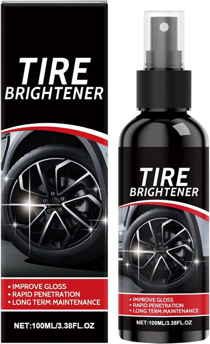Wheel Shine | 100ml Tyre Dressing | Car Tire Shine Spray - for Protection Blackening Long-Lasting Bright Luster Looking Like New Motorcycle Rv