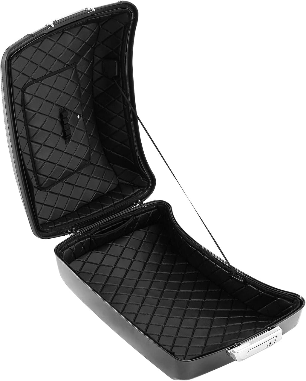 SLMOTO Motorcycle Chopped Tour Trunk Carpet Liner Fit For Harley Touring Road King Glide Electra Glide Street Glide 2014-2023 Black