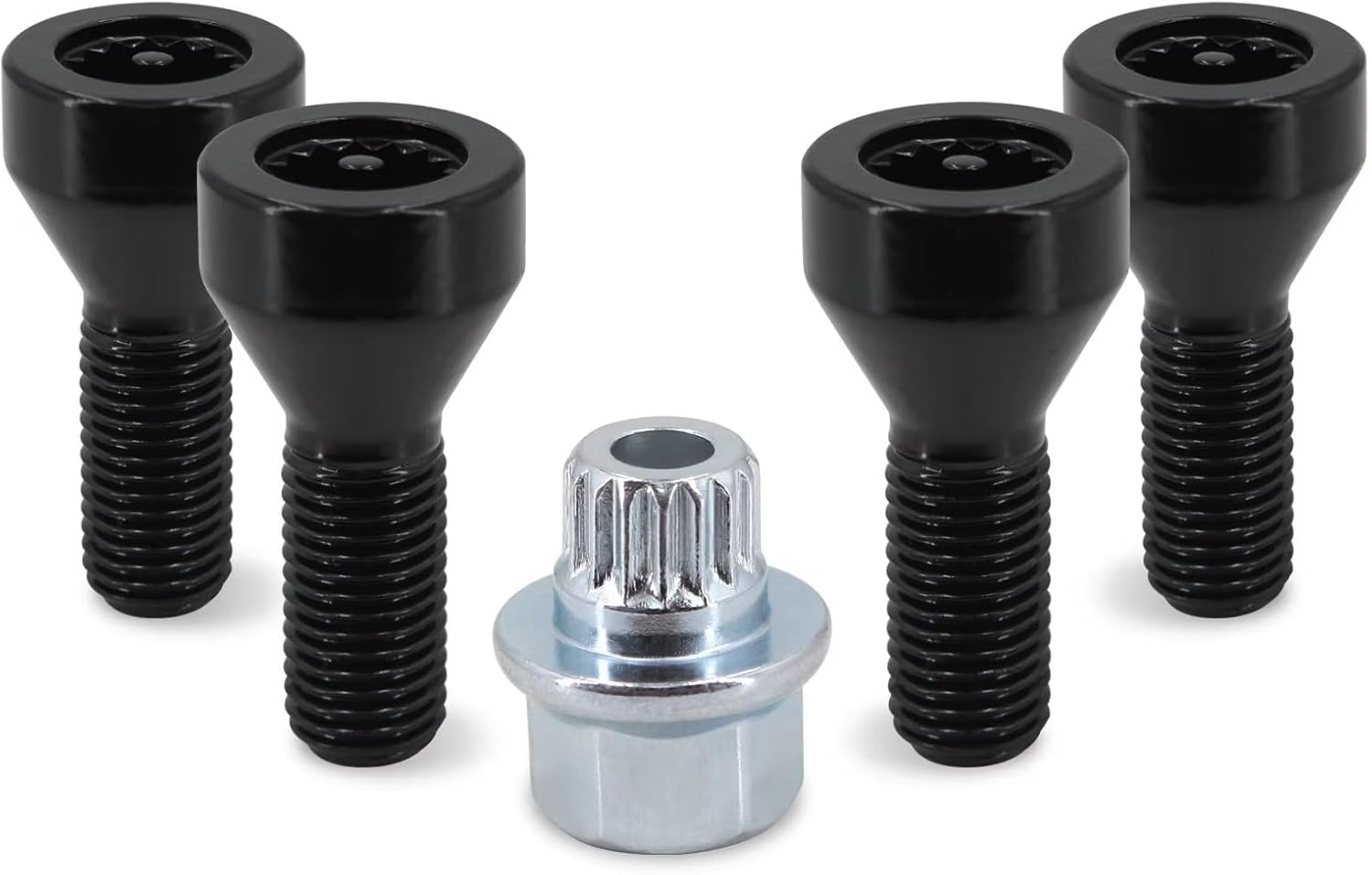 Car Wheel Bolts Locking Lug Nuts Stud Key Accessories Replacement 36136786419 Compatible with BMW for Z4 Z3 M6 for M5 M3