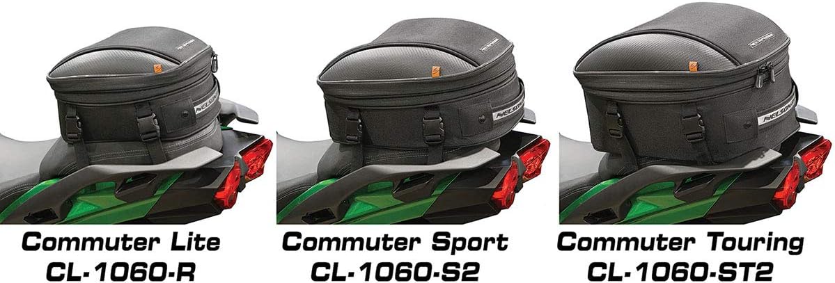 Nelson Rigg CL-1060-S2 Black Commuter Sport Motorcycle Tail Bag