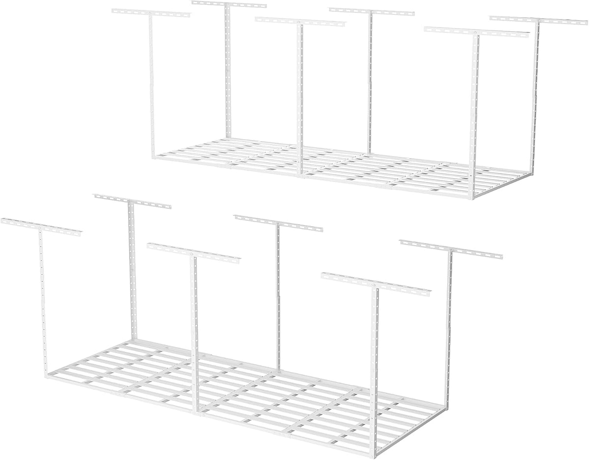 SunsGrove 3x8 Garage Storage Overhead Rack Organization, Adjustable Ceiling