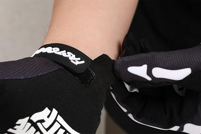 Skeleton Cool Motorcycle Bicycle Full Finger Off-Road Racing Gloves Outdoor - Image 4