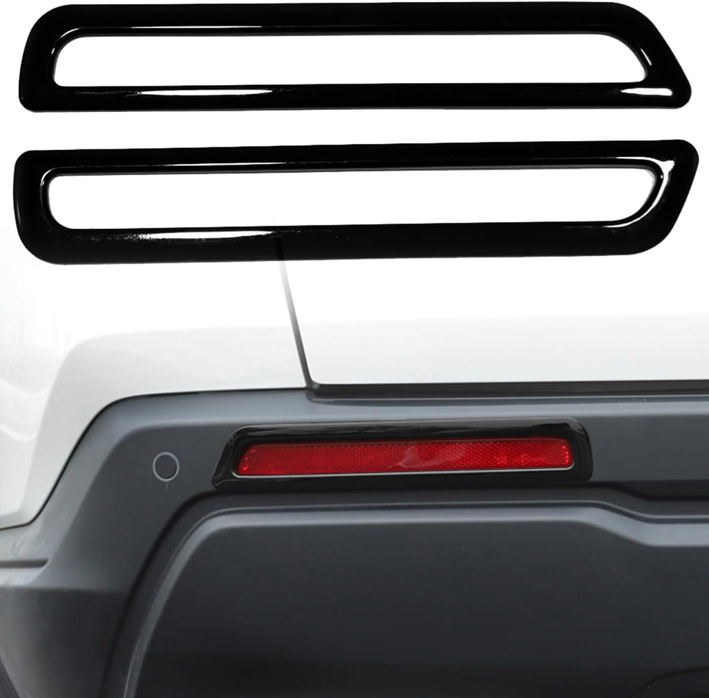 L2R for Honda CRV CR-V (2023-2026) Rear Fog Light Lamp Frame Cover Trim Overlay ABS Car Exterior Accessories 2 PCS (Glossy Black)