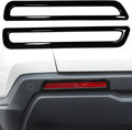 L2R for Honda CRV CR-V (2023-2026) Rear Fog Light Lamp Frame Cover Trim Overlay ABS Car Exterior Accessories 2 PCS (Glossy Black)