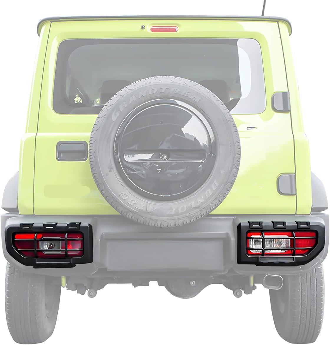 Tail Light Decoration Covers Rear Taillight Guard Trim for Suzuki Jimny 2019-2025 Car Lamp Protector Exterior Accessories Black H