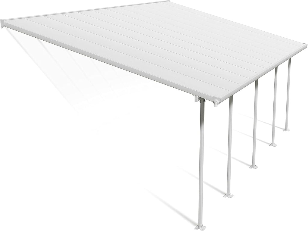 Palram - Canopia Feria 13 Ft. x 26 Ft. Carport Aluminum Metal Frame and