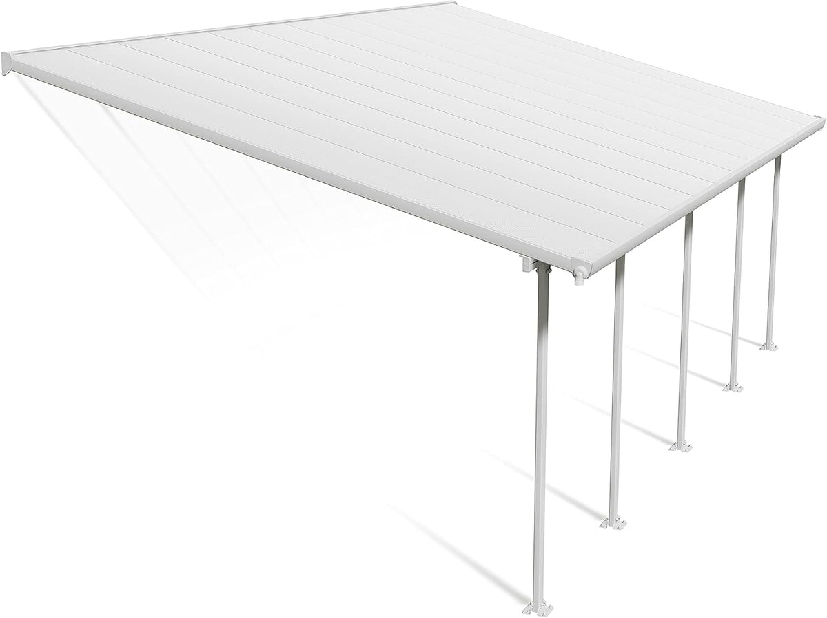 Palram - Canopia Feria 13 Ft. x 26 Ft. Carport Aluminum Metal Frame and