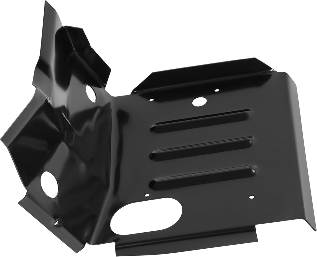 KUAFU Front Passenger Side Cab Floor Pan Support Mounts Compatible with 1980-1998 Ford F100 F150 F250 F350 Super Duty Pickup Ford Bronco Right Black Electrophoresis Steel