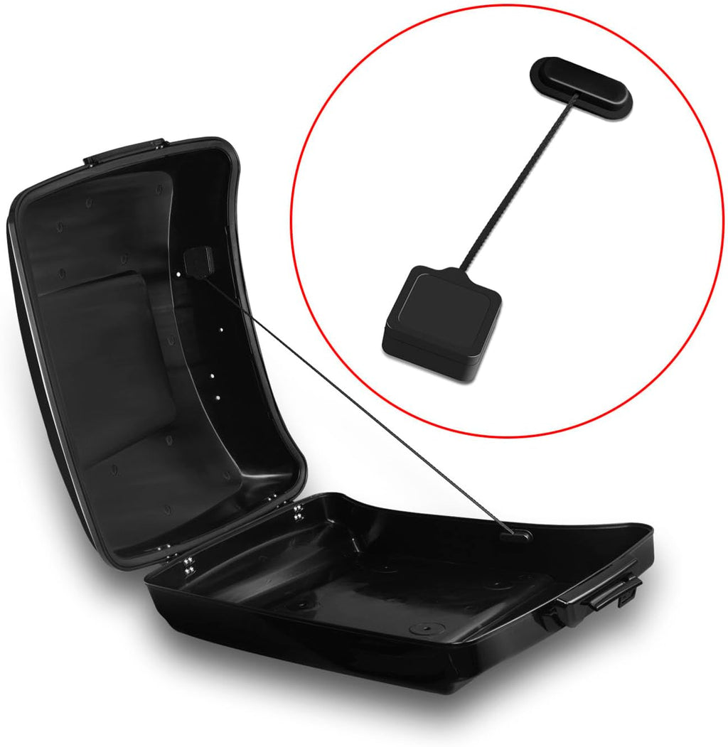 Tour Trunk Cable Lid Tether Fit for Harley Aftermarket King Chopped Razor Touring Trunk Luggage Compatible with Touring Road King Road Glide Street Glide Electra Glide Ultra-Classic 2014-later
