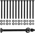 cnqlis 3/8" x 6" carriage bolts kit, 25pcs, main product view