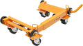 Car Wheel Dolly Jack, 1T/2204lbs Yellow Wheel Dolly Skates, Truck RV Trailer Jack Dolly Ratcheting Foot Pedal Lift Hydraulic Tire Jack,Car Moving Tool for Auto Repair Moving