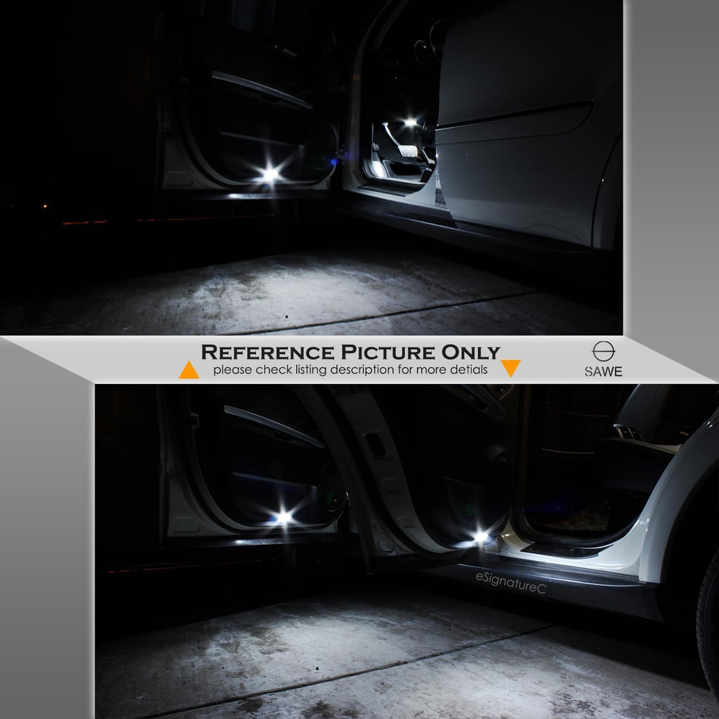 561 Led Bulb White 44mm Rigid Loop for Map Trunk Light 562 567 8pcs | Canbus Error Free 12v Replacement for Interior Car Dome Courtesy Step Cargo Footwell Festoon Lamp 563 564 6000K Super Bright