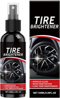 Wheel Shine Car Tires - 100ml Wheels, 1 Bottle Protective Glaze For Long-Lasting Bright Luster, Liquid Solution With Sealing Properties, Vehicle Supply, Finish For Rubber And Trims
