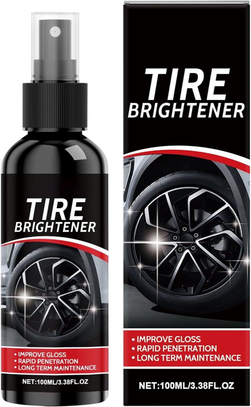 Wheel Shine Car Tires - 100ml Wheels, 1 Bottle Protective Glaze For Long-Lasting Bright Luster, Liquid Solution With Sealing Properties, Vehicle Supply, Finish For Rubber And Trims