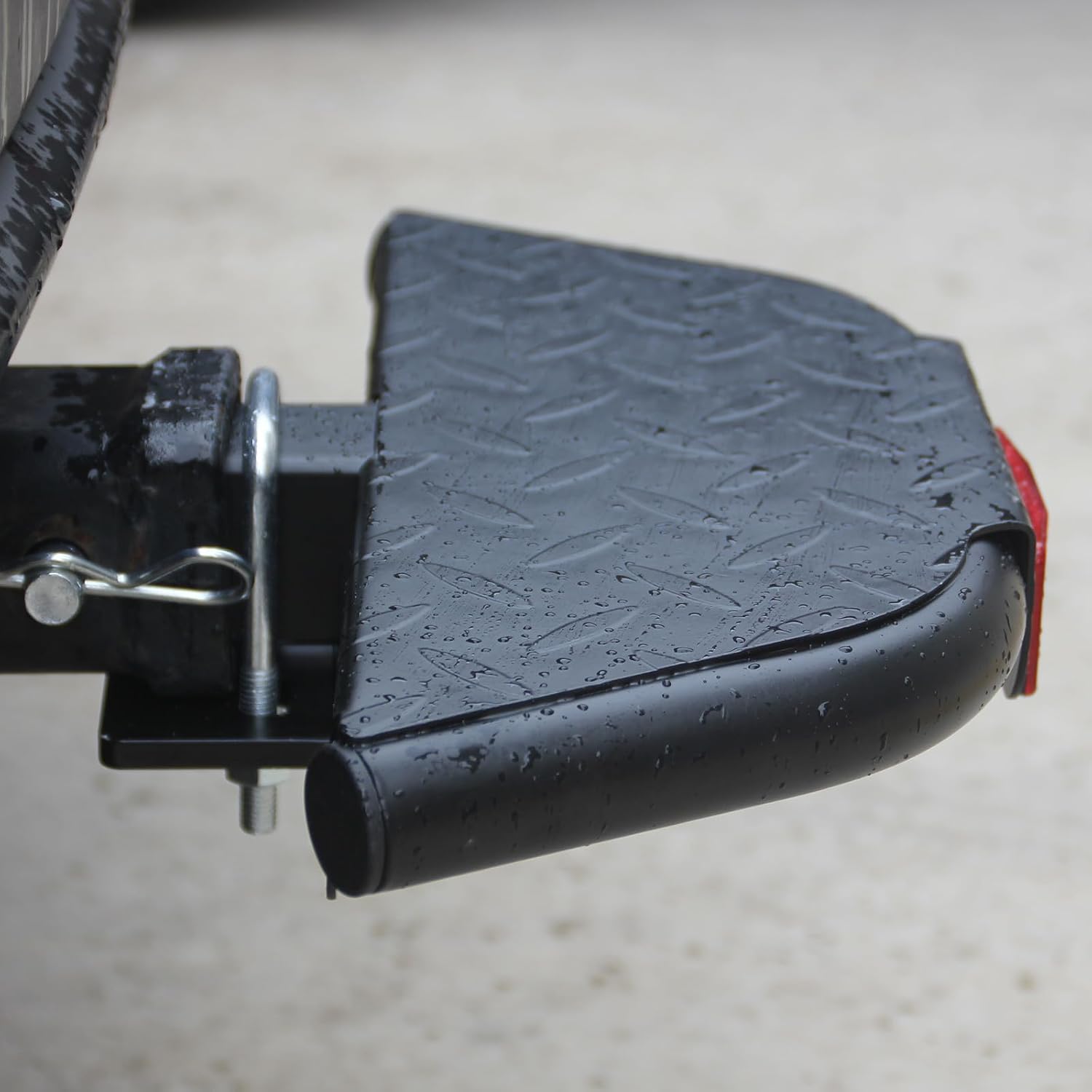 Hitch Step Anti Slip and Rust Towing Bumper Guard for Most Car SUV Truck Pickup with Pin Fit 2 Inch Receiver, 16.5 Inch Length, Weight Capacity 500 LBS