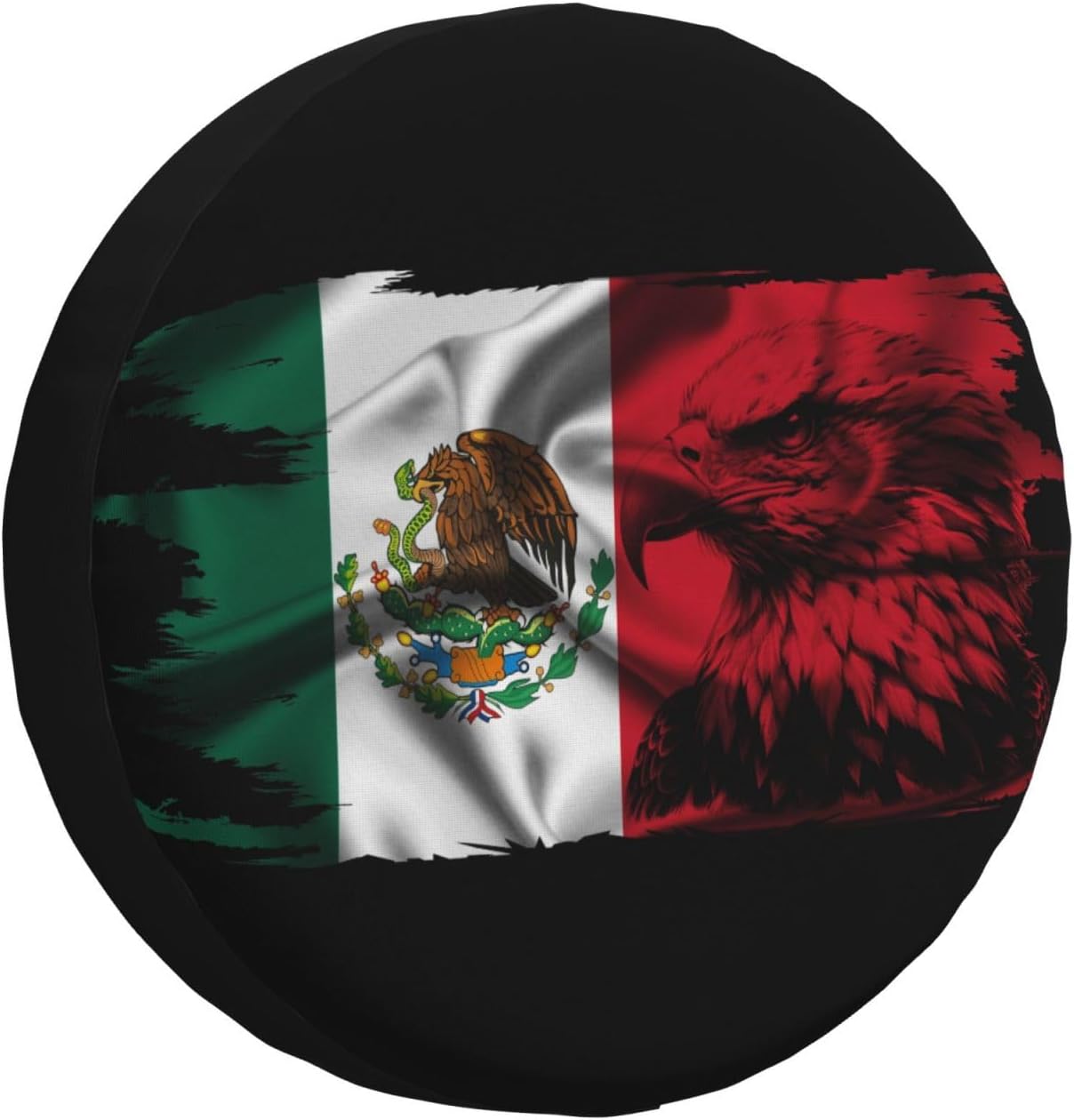 Mexico Eagle Flag Car Tire Dust Cover for Your SUV, Jeep, Rv, Trailer, Truck