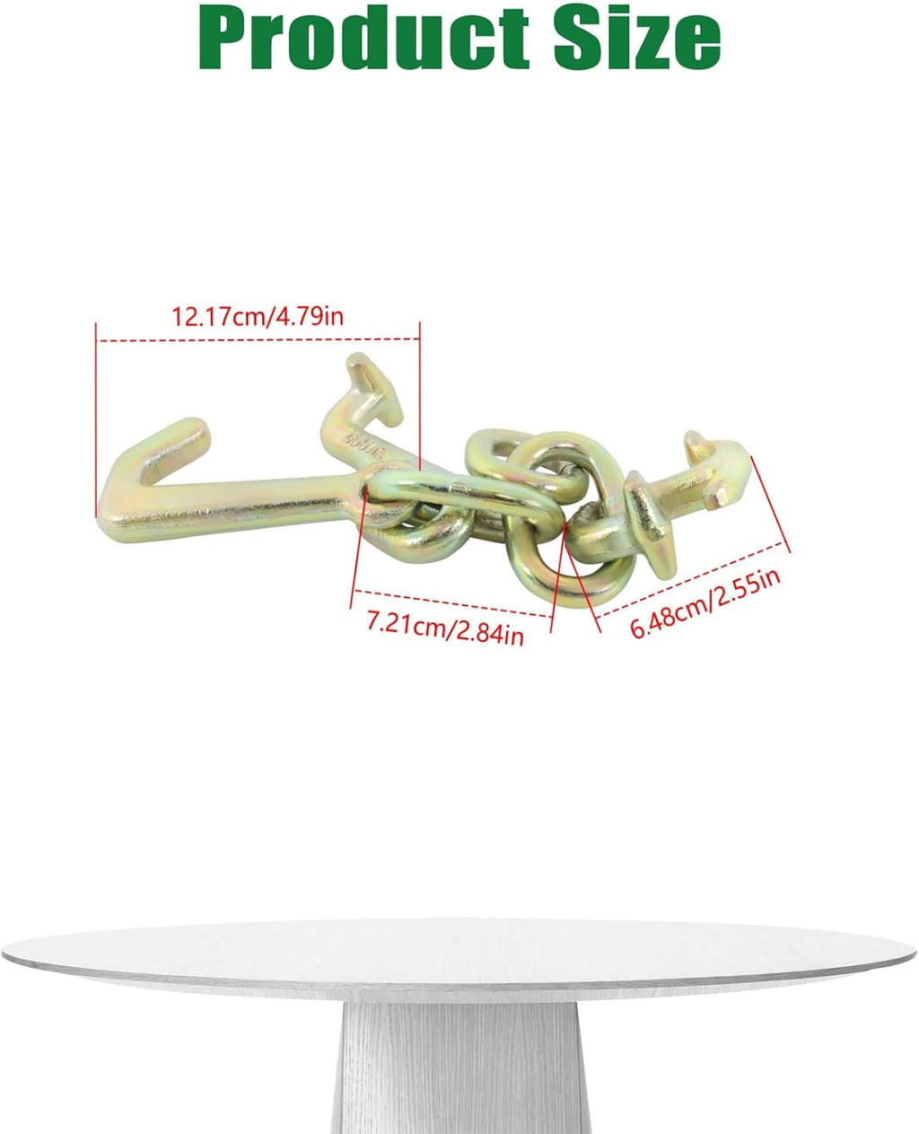 G70 Heavy Duty 4Pcs 5/16 RTJ Cluster Hook Set Replacement for Car Hauler Towing Trucks Wrecker ﻿