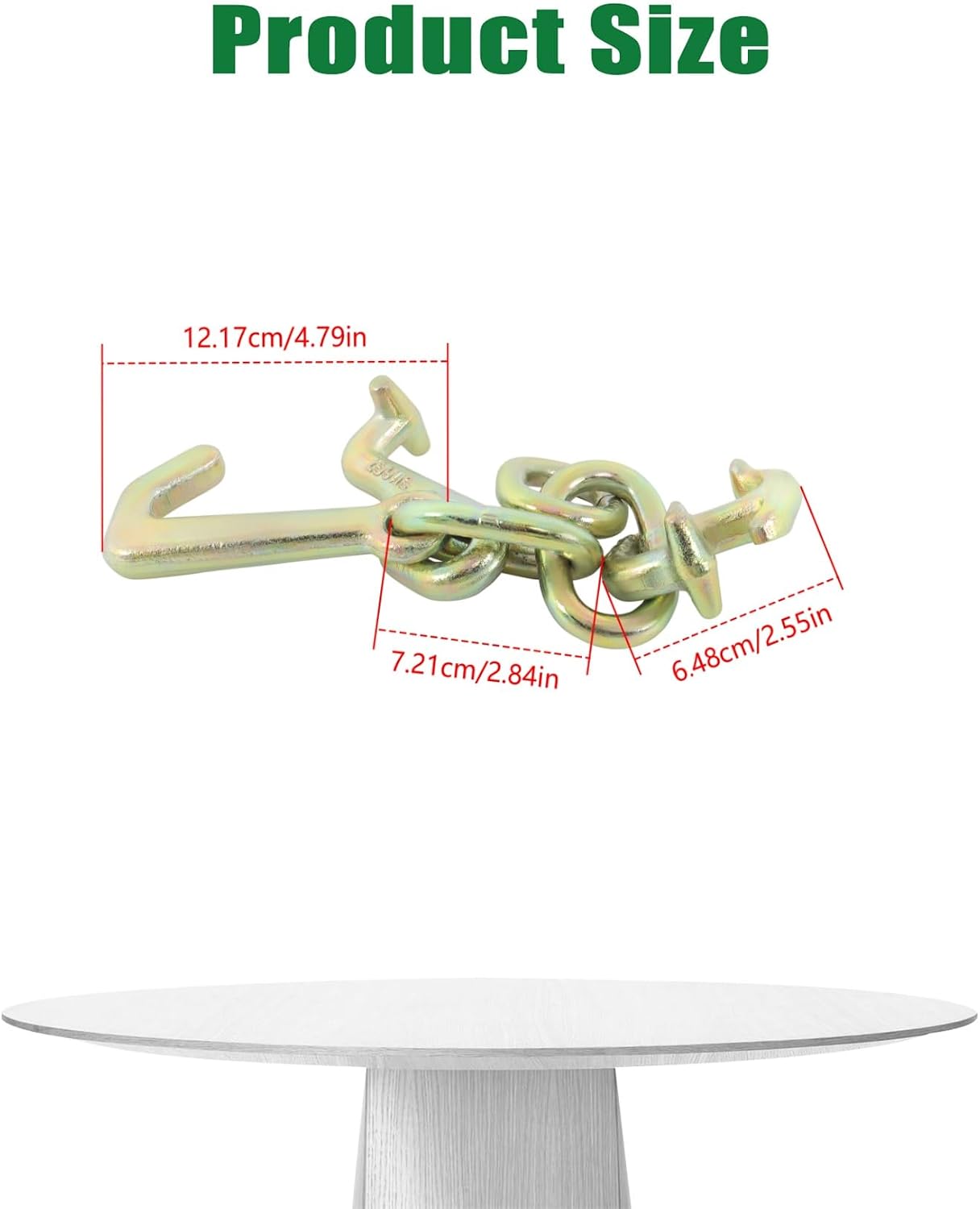 G70 Heavy Duty 4Pcs 5/16 RTJ Cluster Hook Set Replacement for Car Hauler Towing Trucks Wrecker ﻿