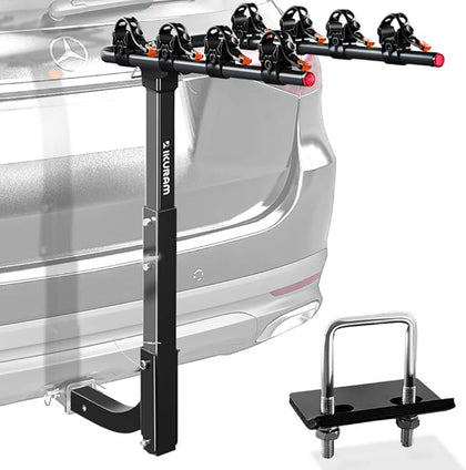 4 Bike Rack Bicycle Carrier Racks Hitch Mount Double Foldable Rack
