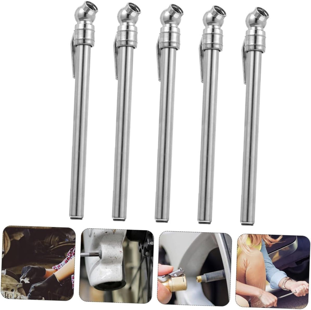 5pcs Car Tire Pressure Pen Tire Tread Gauge Heavy Duty Compatible Portable