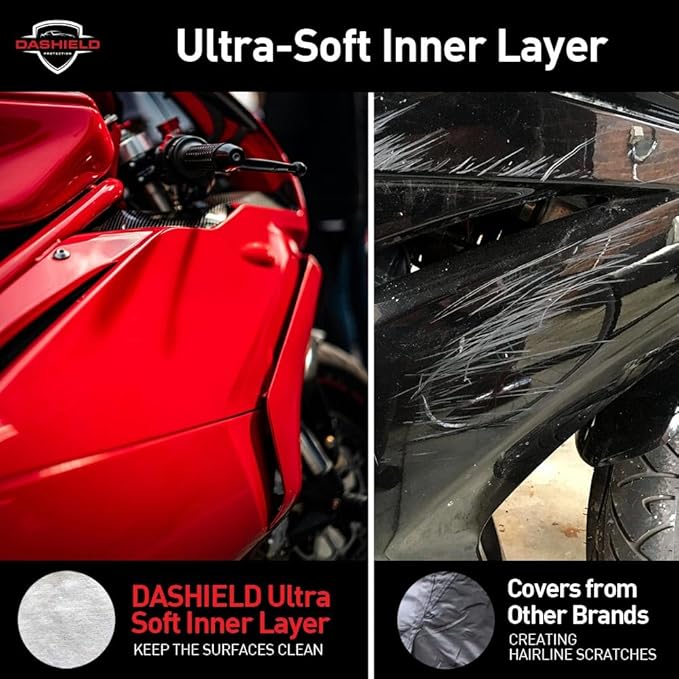 Ultimum Series Motorcycle Cover Waterproof All Weather Protection Universal - Image 3