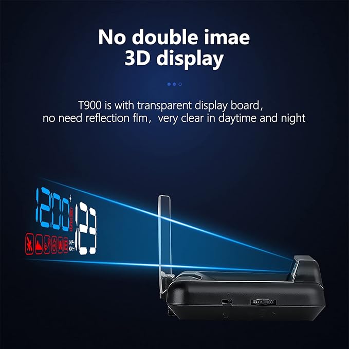 Universal Car HUD Head Up Display T900, - Image 3