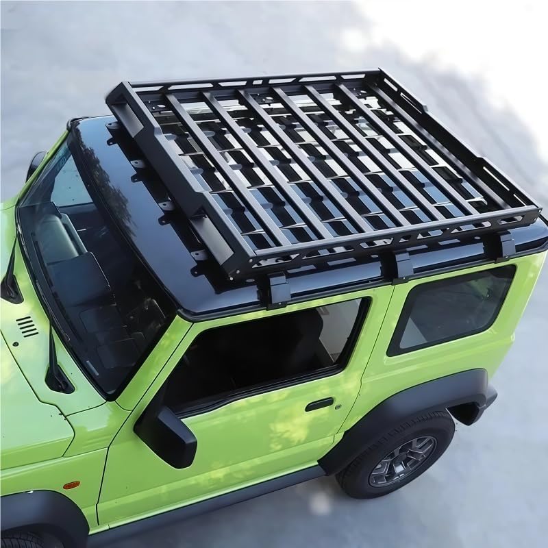 Auto Exterior Parts Car Organizer Cargo Roof Rack Basket Luggage Carrier Compatible for Suzuki Jimny 2019+ Rooftop Cargo Carrier Luggage Rack Car Storage